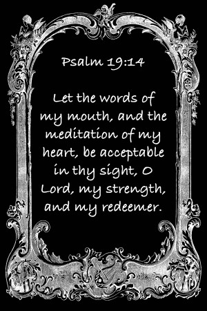 Psalm 19 14 7BW